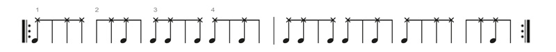 Djembenoten_Rhythmus_Moribayassa_Dundunba-Variation bei https://www.klang-bild.co.at